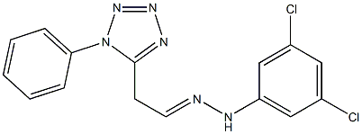 2-(1-phenyl-1H-1,2,3,4-tetraazol-5-yl)acetaldehyde 1-(3,5-dichlorophenyl)hydrazone