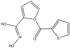 O2-(2-thienylcarbonyl)furan-2-carbohydroximic acid Structure