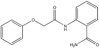 2-[(2-phenoxyacetyl)amino]benzenecarboxamide Structure