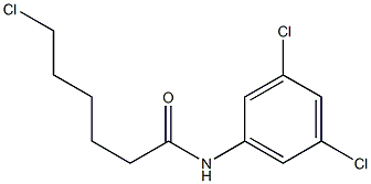N1-(3,5-dichlorophenyl)-6-chlorohexanamide,,结构式