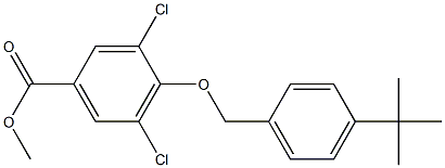  methyl 4-{[4-(tert-butyl)benzyl]oxy}-3,5-dichlorobenzenecarboxylate