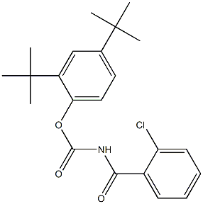 2,4-di(tert-butyl)phenyl N-(2-chlorobenzoyl)carbamate