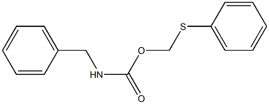 (phenylthio)methyl N-benzylcarbamate Struktur