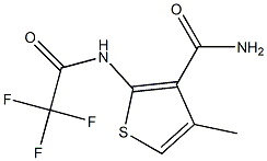  4-methyl-2-[(2,2,2-trifluoroacetyl)amino]thiophene-3-carboxamide