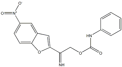  2-{[(anilinocarbonyl)oxy]ethanimidoyl}-5-nitro-1-benzofuran