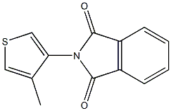 2-(4-methyl-3-thienyl)isoindoline-1,3-dione Structure