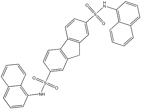 N2,N7-di(1-naphthyl)-9H-2,7-fluorenedisulfonamide