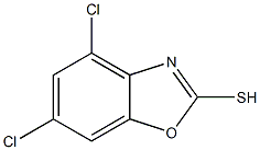 4,6-dichloro-1,3-benzoxazole-2-thiol Structure