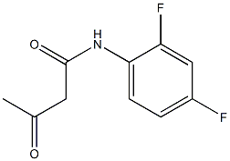 N1-(2,4-difluorophenyl)-3-oxobutanamide Structure