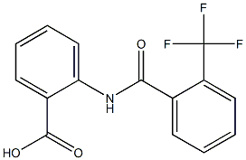 2-{[2-(trifluoromethyl)benzoyl]amino}benzenecarboxylic acid 结构式