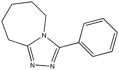 3-phenyl-6,7,8,9-tetrahydro-5H-[1,2,4]triazolo[4,3-a]azepine,,结构式