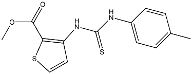 methyl 3-[(4-toluidinocarbothioyl)amino]thiophene-2-carboxylate|