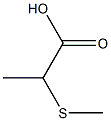 2-(methylthio)propanoic acid Struktur