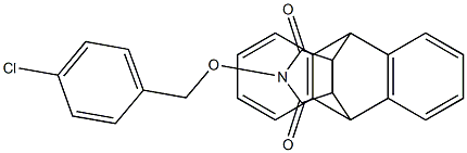  17-[(4-chlorobenzyl)oxy]-17-azapentacyclo[6.6.5.0~2,7~.0~9,14~.0~15,19~]nonadeca-2(7),3,5,9(14),10,12-hexaene-16,18-dione