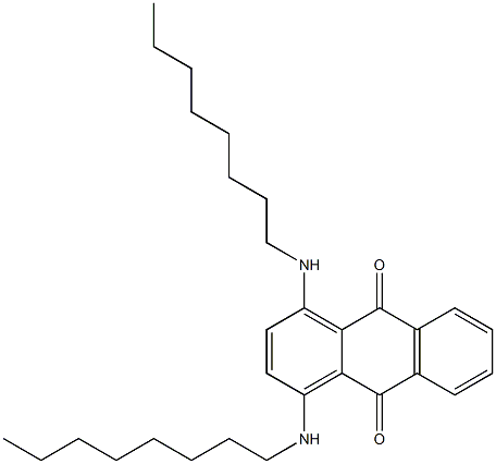 1,4-di(octylamino)-9,10-dihydroanthracene-9,10-dione Struktur