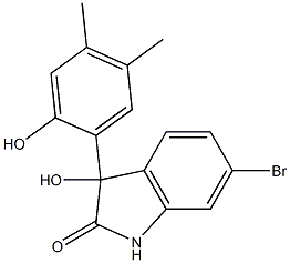 6-bromo-3-hydroxy-3-(2-hydroxy-4,5-dimethylphenyl)-1,3-dihydro-2H-indol-2-one