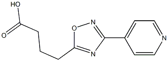 4-[3-(4-pyridyl)-1,2,4-oxadiazol-5-yl]butanoic acid