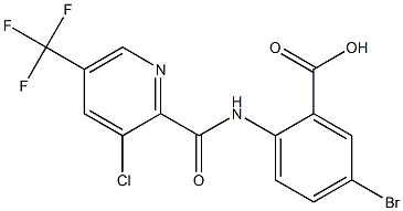  5-bromo-2-({[3-chloro-5-(trifluoromethyl)-2-pyridyl]carbonyl}amino)benzoic acid