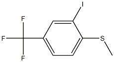 3-Iodo-4-(methylthio)benzotrifluoride Struktur