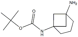 tert-butyl 5-aminobicyclo[3.1.1]hept-1-ylcarbamate,,结构式