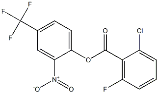 2-nitro-4-(trifluoromethyl)phenyl 2-chloro-6-fluorobenzoate