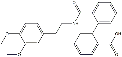 2'-{[(3,4-dimethoxyphenethyl)amino]carbonyl}[1,1'-biphenyl]-2-carboxylic acid