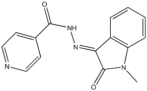 N'-(1-methyl-2-oxo-1,2-dihydro-3H-indol-3-yliden)isonicotinohydrazide