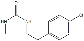 N-(4-chlorophenethyl)-N'-methylurea Structure