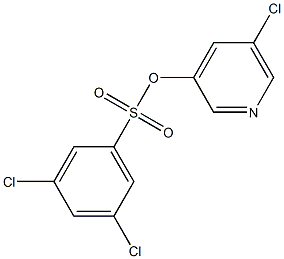 5-chloro-3-pyridyl 3,5-dichlorobenzene-1-sulfonate|