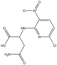 4-amino-2-[(6-chloro-3-nitro-2-pyridinyl)amino]-4-oxobutanoic acid