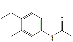 N-(4-isopropyl-3-methylphenyl)acetamide Structure