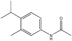 N-(4-isopropyl-3-methylphenyl)acetamide 化学構造式