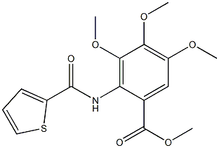 methyl 3,4,5-trimethoxy-2-[(2-thienylcarbonyl)amino]benzoate|