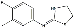  4-fluoro-3-methyl-N-(1,3-thiazolan-2-yliden)aniline