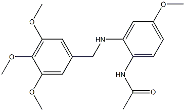 N1-{4-methoxy-2-[(3,4,5-trimethoxybenzyl)amino]phenyl}acetamide Structure