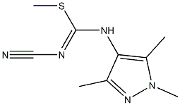 4-{[(cyanoimino)(methylthio)methyl]amino}-1,3,5-trimethyl-1H-pyrazole