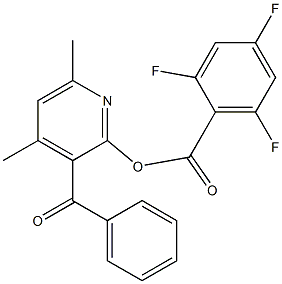 3-benzoyl-4,6-dimethyl-2-pyridinyl 2,4,6-trifluorobenzenecarboxylate