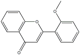 2-(2-methoxyphenyl)-4H-chromen-4-one,,结构式