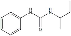 N-(sec-butyl)-N'-phenylurea Struktur