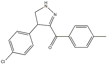 [4-(4-chlorophenyl)-4,5-dihydro-1H-pyrazol-3-yl](4-methylphenyl)methanone