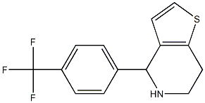 4-[4-(trifluoromethyl)phenyl]-4,5,6,7-tetrahydrothieno[3,2-c]pyridine Structure
