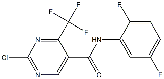 N5-(2,5-difluorophenyl)-2-chloro-4-(trifluoromethyl)pyrimidine-5-carboxamide