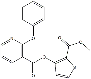  2-(methoxycarbonyl)-3-thienyl 2-phenoxynicotinate