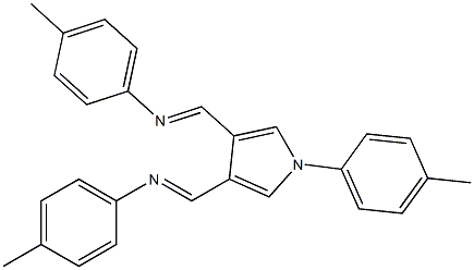  N1-[(1-(4-methylphenyl)-4-{[(4-methylphenyl)imino]methyl}-1H-pyrrol-3-yl)methylidene]-4-methylaniline