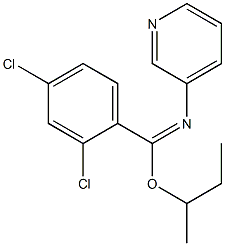  sec-butyl 2,4-dichloro-N-(3-pyridinyl)benzenecarboximidoate