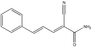 2-cyano-5-phenylpenta-2,4-dienamide