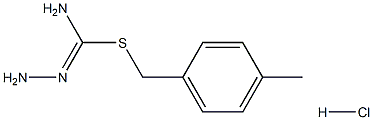 1-{[(aminocarbohydrazonoyl)thio]methyl}-4-methylbenzene hydrochloride,,结构式