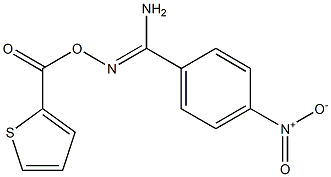 O1-(2-thienylcarbonyl)-4-nitrobenzene-1-carbohydroximamide Structure