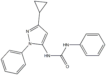  N-(3-cyclopropyl-1-phenyl-1H-pyrazol-5-yl)-N'-phenylurea