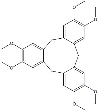  2,3,7,8,12,13-hexamethoxy-10,15-dihydro-5H-tribenzo[a,d,g]cyclononene